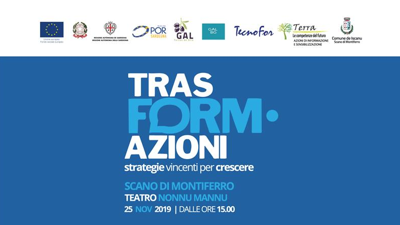 Seminario percorso “Terra – Le competenze del futuro”. TrasFormAzioni – strategie vincenti per crescere