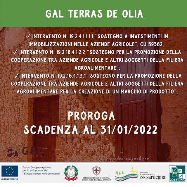 Proroga scadenza Bandi