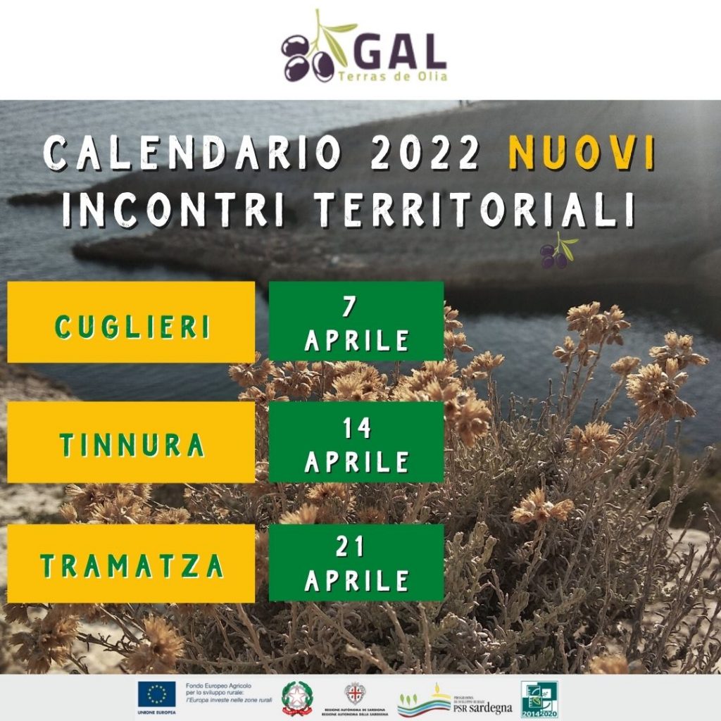 Incontri Territoriali GAL Terras de Olia | Aprile 2022