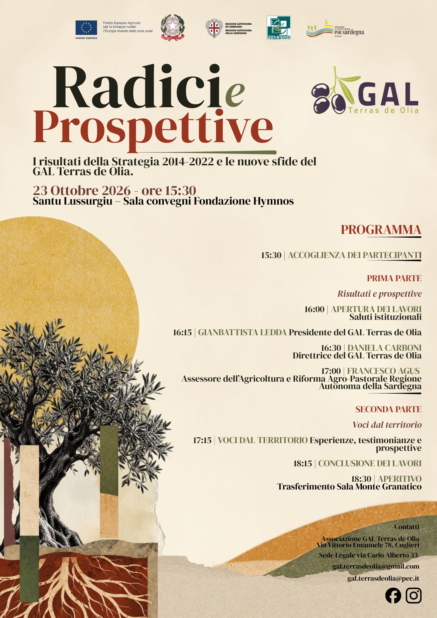 L’evento di restituzione della SSL 2014-2022 del GAL Terras de Olia